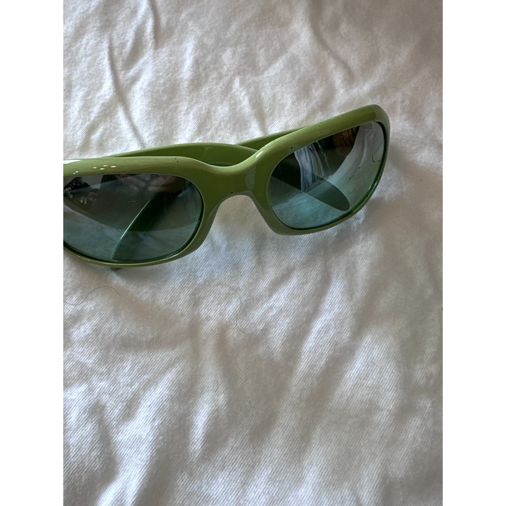 Ray-Ban Xan Sunglasses Womens 56mm Lime Green Gray Vintage Y2K Italy RB2126